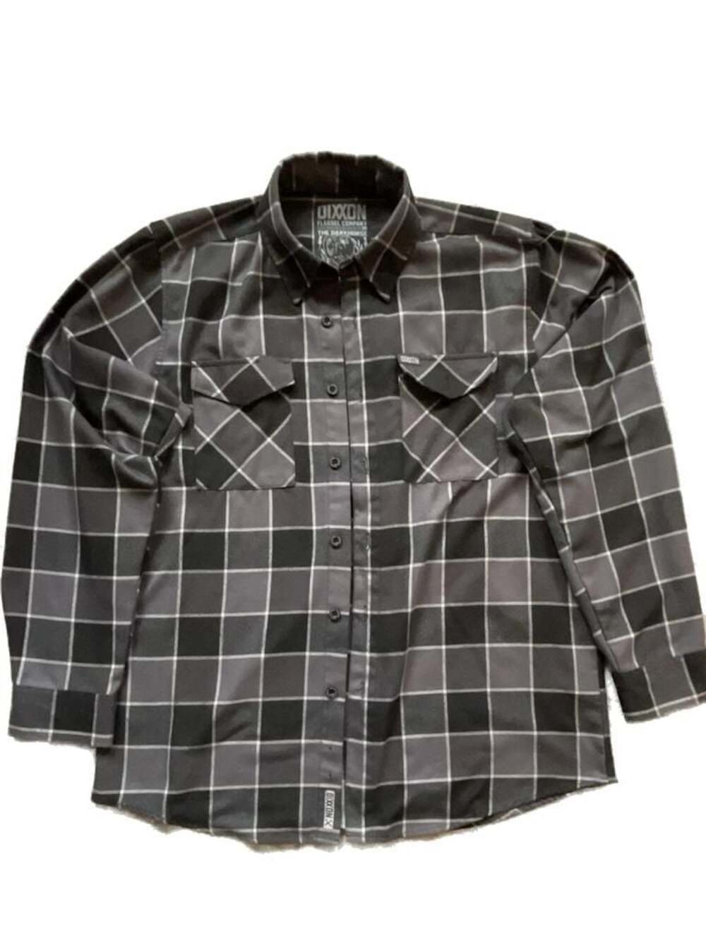 Dixxon Flannel Company The Darkhorse Plaid Long Sleeve Shirt Size L